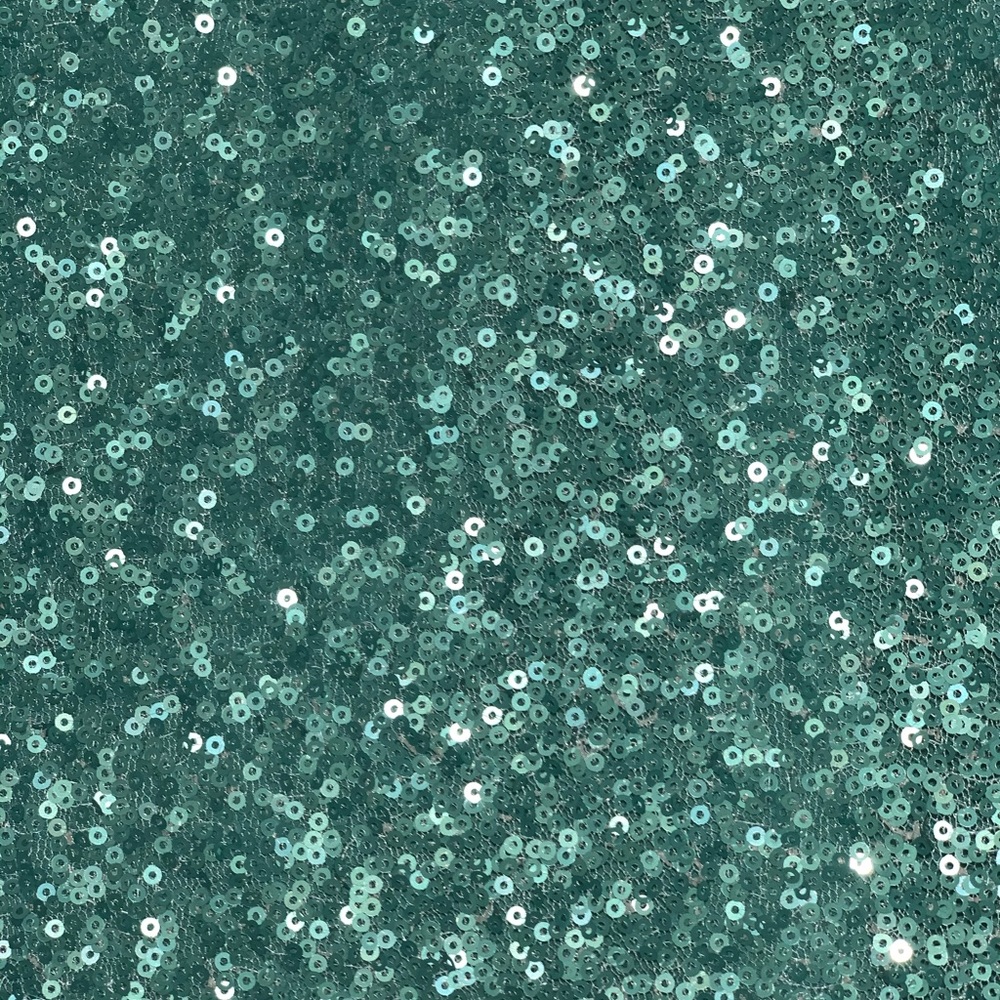Turquoise sequins shirt - Picture 2 of 5